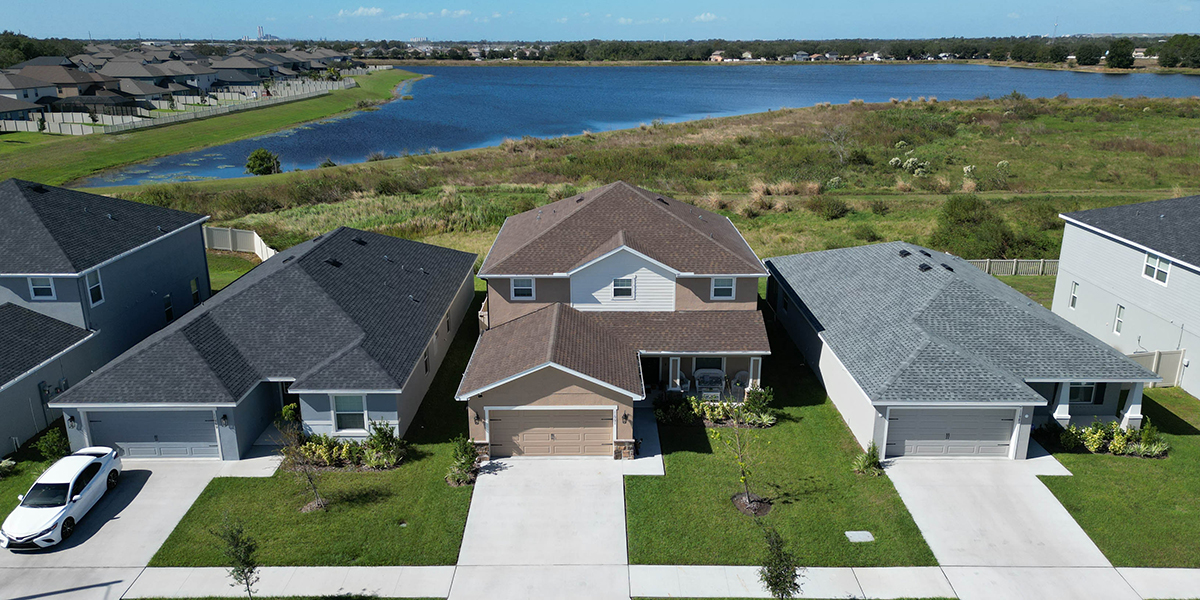 Suburban homes in Riverview, FL